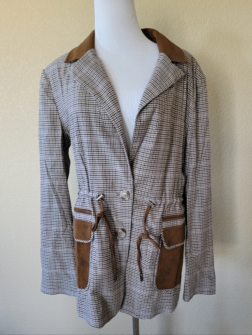 NWT Anthropologie by Maeve Cinch-Waist Blazer, Size L